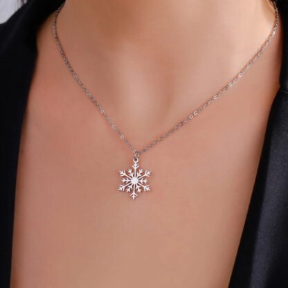 collier flocon neige